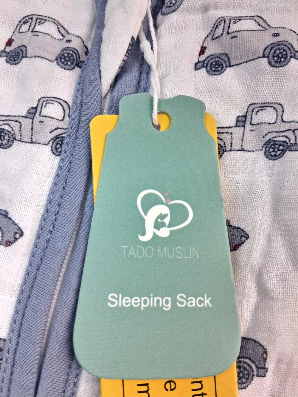 TADO Muslin Cars Trucks Sleeping Sack XL
